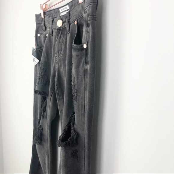 ONE TEASPOON | Freebird Basalt Black Denim Jeans - Picture 3 of 12